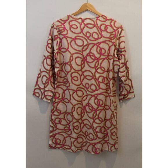 GRETCHEN SCOTT Sz S Small Mommy & Me Tunic String Thing Pink Green NWT - Picture 6 of 8